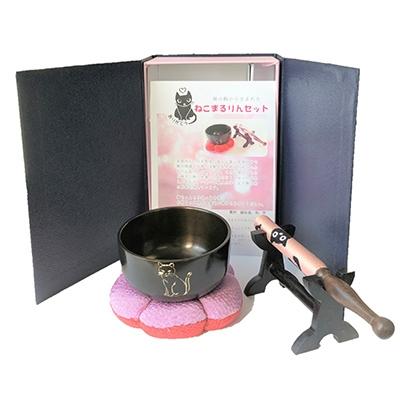 ふるさと納税 高岡市 [高岡銅器]ねこまるりん(おりん2.5寸) |  | 01