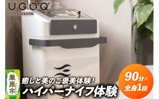 体験 癒しと美のご褒美体験！ UGOQハイパーナイフ体験 90分全身1回券 【クロネコゆうパケット】 [癒し 美 ご褒美 ハイパーナイフ シェイプアップ 本格 美容 健康 体験 宮城県 栗原市 UGOQ]