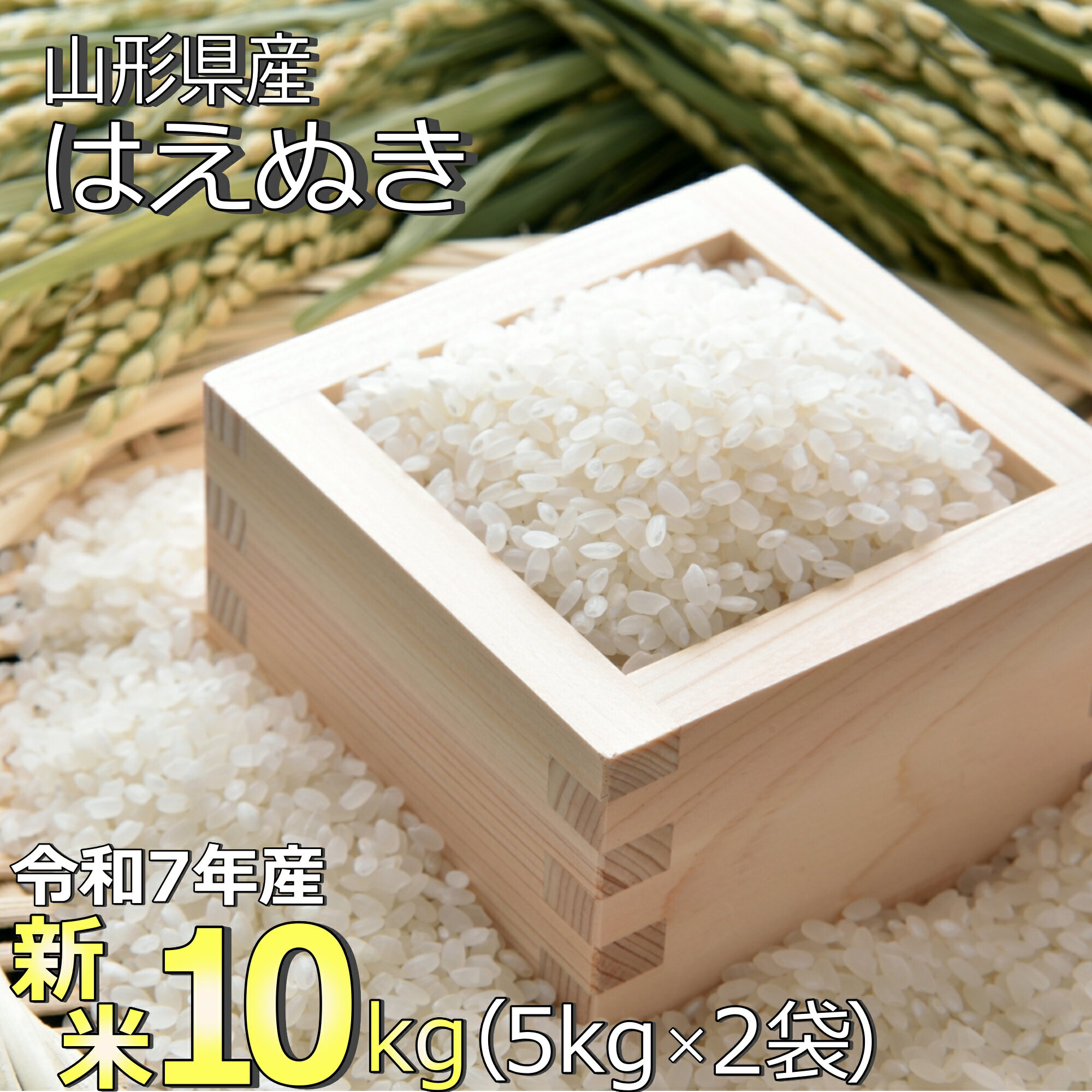 【ふるさと納税】【令和7年産新米】山形県産「はえぬき」10kg_A188(R7)