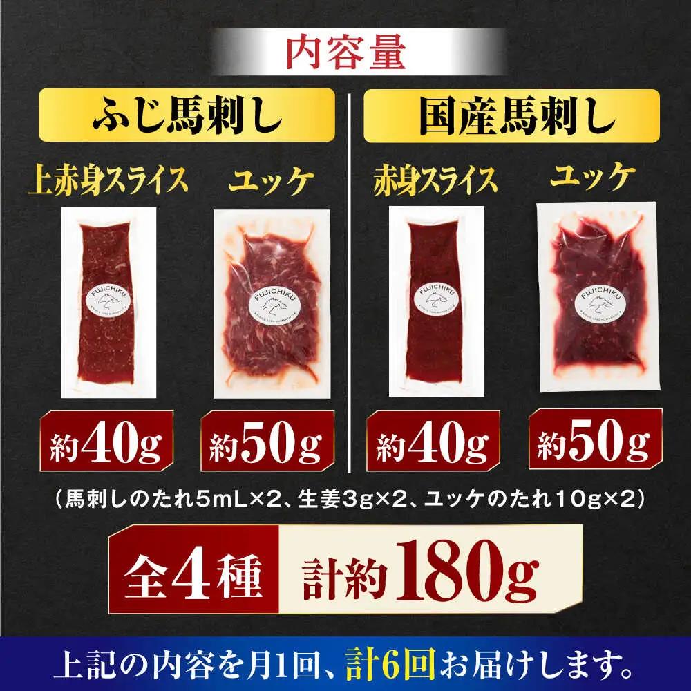 【全6回定期便】【熊本特産】切れてる馬刺し4種セット3889【有限会社 スイートサプライなかぞの】[ZDT168]