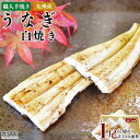 【ふるさと納税】＜職人手焼き九州産うなぎ 白焼き1尾（2切れ）計130g前後＞ ※入金確認後、翌月末迄に順次出荷します。ウナギ 鰻 宮崎県 高鍋町【冷凍】