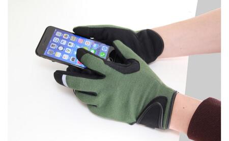 アウトドア×防災 Wearable Protector Glove (サイズL×グリーン)