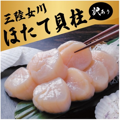 訳あり　冷凍ほたて貝柱(生食用) 500g/CAS凍結【配送不可地域：離島】