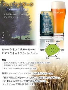 〈プレミアム・ダーク〉24缶 地ビール | クラフトビール 地ビール 軽井沢ブルワリー