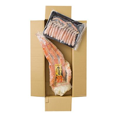 ふるさと納税 根室市  本タラバガニ1.8〜2kg、生ずわいポーション500g D-11051 |  | 03