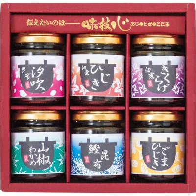 ふるさと納税 松原市 【お歳暮のし付き】直火釜炊佃煮　瓶6品詰合せ　ギフト |  | 01