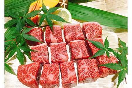 【4等級以上】黒毛和牛 近江牛 【並】 角厚切り肉 ご家庭用【 500g】 【BM01U】