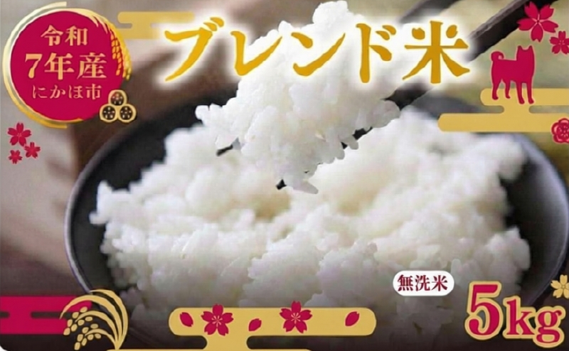 令和7年度産 ブレンド米 無洗米 5kg  米 コメ お米 生活応援