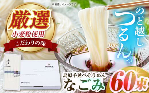 島原手延べそうめん なごみ 50g×60束 3kg 上級品 ギフト 贈答におすすめ 長崎県/田中製麺 [42ACAF015]