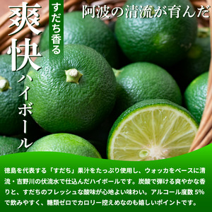 ハイボール BiBiすだちハイボール 250ml 12本 【 共通返礼品 】