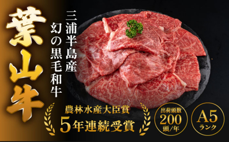 【全3回定期便】 葉山牛 焼肉用カルビ500g／ 牛肉 葉山牛 和牛 焼肉 カルビ 【有限会社葉山旭屋牛肉店】[ASAP038]