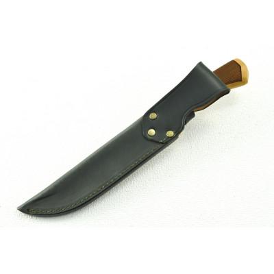 ふるさと納税 南国市 土佐鍛 ダマスカス山遊鉈【山桜チェッカー柄/皮ケース(緑)】 |  | 03