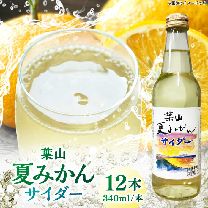 【ふるさと納税】葉山夏みかんサイダー（12本入り） ／ ジュース 炭酸 ミカン みかん 夏みかん 夏ミカン サイダー 神奈川県 葉山町 【リカーズかさはら】[ASBB001]