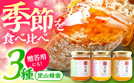 恵那農高生と開発!季節の里山蜂蜜セット[AUBP001]はちみつ