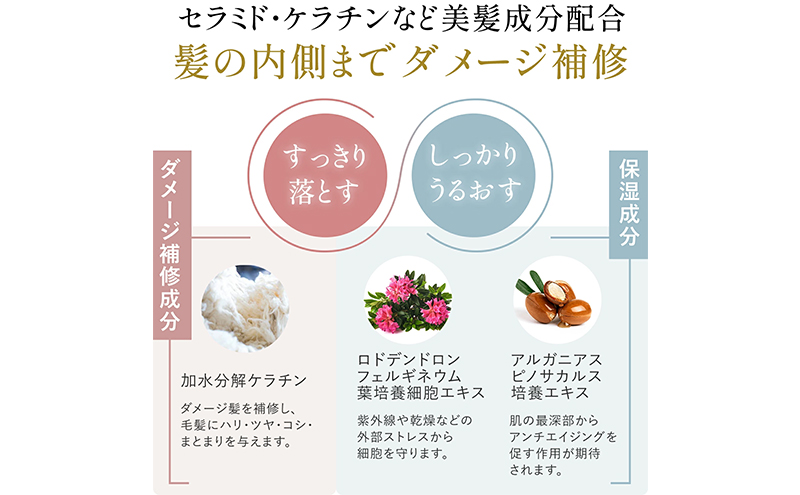 ノンシリコンアミノ酸シャンプー 衣薫（ころもかおる）ボトル シャンプー ドライヘア ダメージヘア 地肌に優しい 天然由来成分 髪滑らか サラり 艶髪 頭皮ケア 