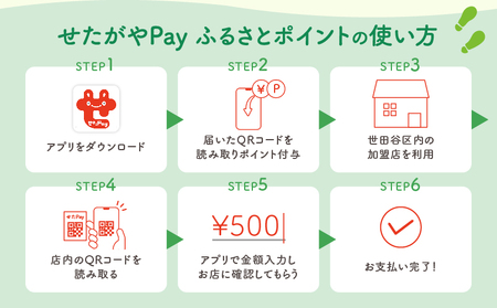 世田谷区 地域通貨 せたがやPay ふるさとポイント 60,000pt（1pt＝1円）/ せたぺい 東京 宿泊 レストラン 東京都_0018-008-se6