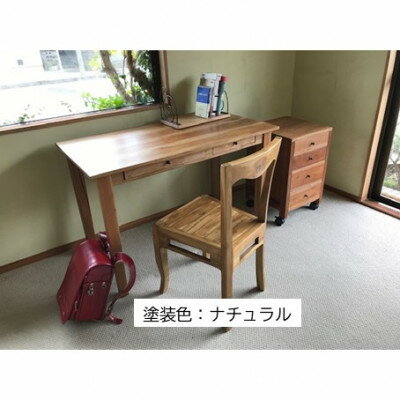 【ふるさと納税】つばきやの学習机W80×D60×H73cm　ナチュラル【1688325】