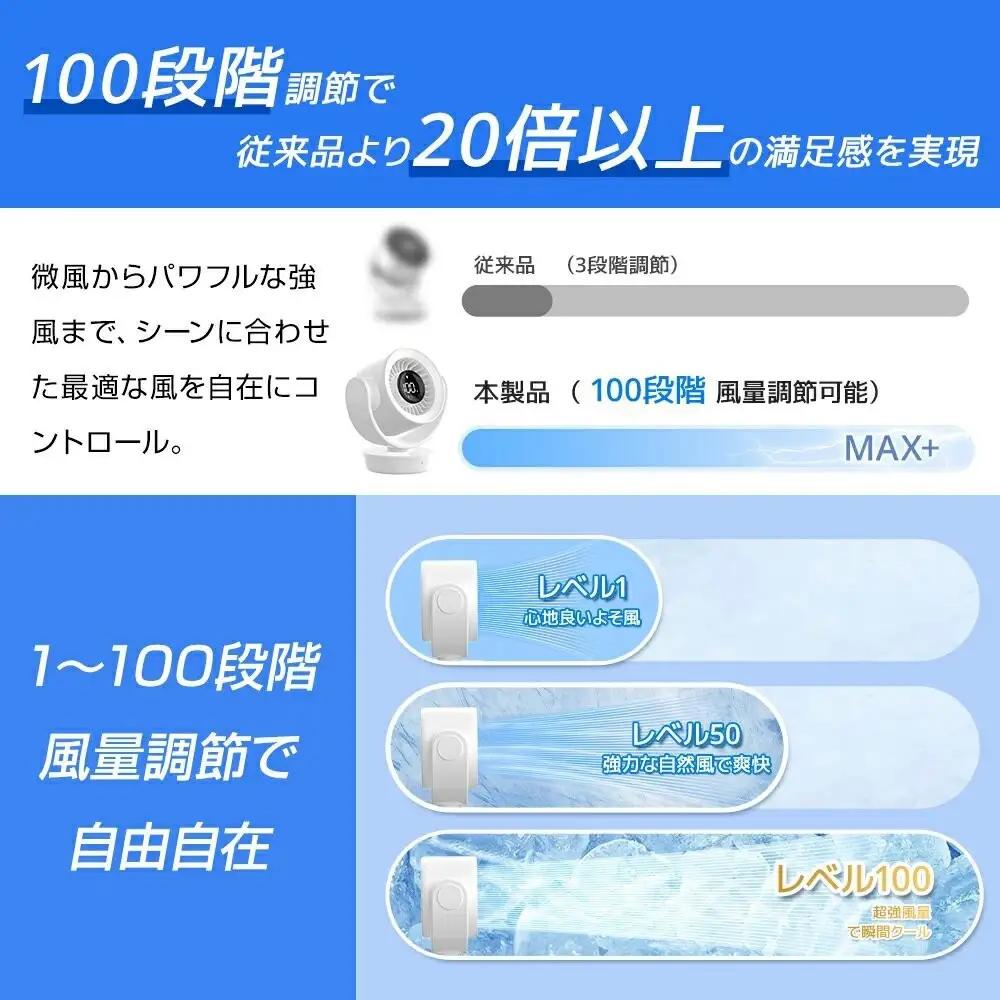 DCモーター サーキュレーター  ブラック    F13