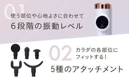 マッサージガン ネイビー マッサージャー AOAB056