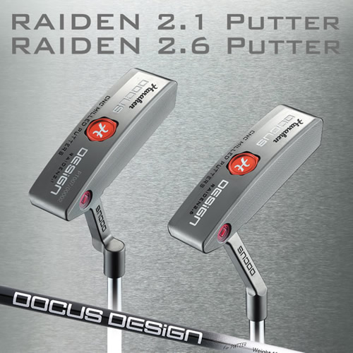 RAIDEN 2.1(クランク)／2.6(スラント) PUTTER カーボンシャフト装着モデル  ※離島への配送不可 | ゴルフ DOCUS ゴルフ用品 ゴルフクラブ クラブ パター シャフト スポーツ 茨城県 古河市 _CZ63