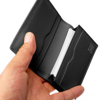 ふるさと納税 豊岡市 豊岡財布 名刺入れ 本革名刺ケース WMS01NC ブラック |  | 03