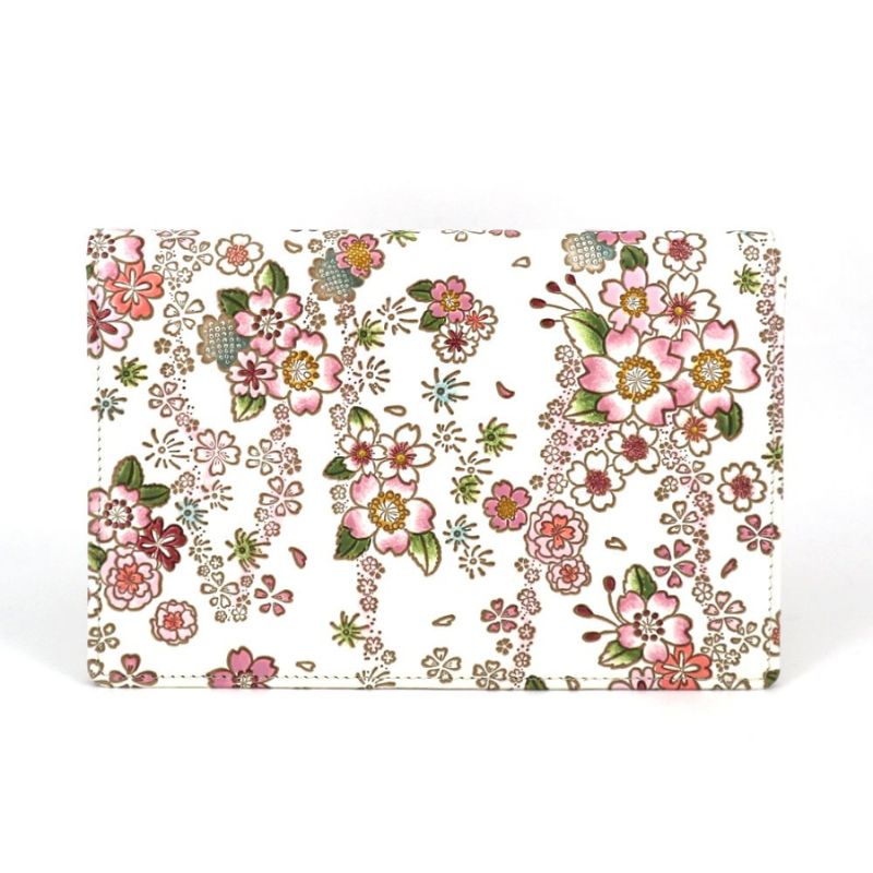 【ふるさと納税】【文庫屋大関】パーソナルホルダー　かすみ桜【皮革工芸品】 民芸品 雑貨 日用品 文房具 革小物 革製品 ファイル ケース 　お届け：発送可能時期より順次配送