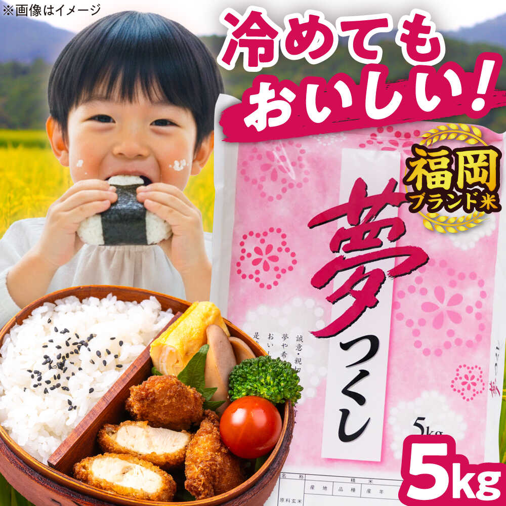 【ふるさと納税】【令和7年度産】夢つくし 5kg 精米 有限会社ファインリョーコク/吉富町[BGBV001]