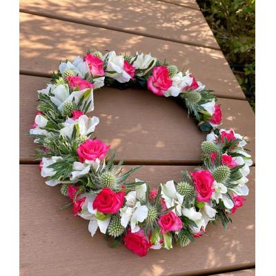 ふるさと納税 ふじみ野市 ハワイアンレイ生花(おまかせ花材Hakuスタイル)