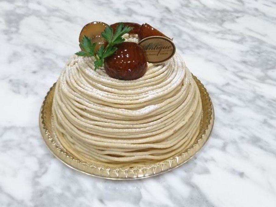 【サイズ　5号】ズコットモンブラン　coffeebeans & sweets Antique　の　ズコットケーキ