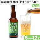 【ふるさと納税】 KAMIKATZ IPA 選べる 本数 6本 or 12本 RISE＆WIN 《30日以内に出荷予定(土日祝除く)》 ｜ クラフトビール ビール 酒 お酒 地ビール KAMIKATZ BEER 上勝ビール カミカツビール プレゼント ギフト 株式会社スペック 徳島県 上勝町 送料無料