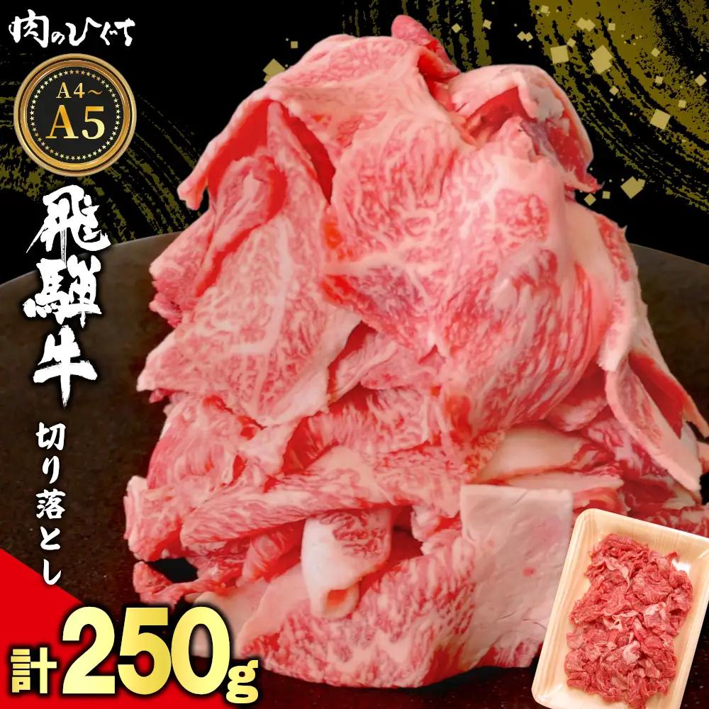  飛騨牛 切り落とし 250g A5 A4 国産 牛 黒毛和牛 和牛 牛肉 薄切り 訳あり 牛丼 すき焼き しゃぶしゃぶ 肉のひぐち