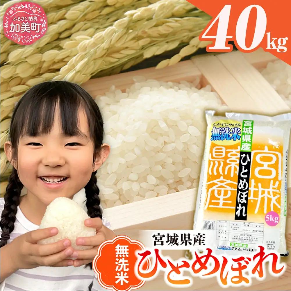 令和8年産 無洗米 ひとめぼれ 40kg | ひとめぼれ