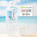 【ふるさと納税】 【6回定期便】 水 ミネラルウォーター 天然水 2L 24本 お水 飲料水 超軟水で飲みやすい 備蓄品としてもオススメ