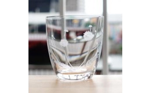 【ふるさと納税】浅草切子 暮らしの硝子「たんぽぽ FLEUR」化粧箱入り 切子 花切子 切子ガラス ガラス工芸 グラス ガラス コップ たんぽぽ 手作り ぐい呑み 家飲み 酒器 ハンドメイド 手作り ギフト 贈答 プレゼント