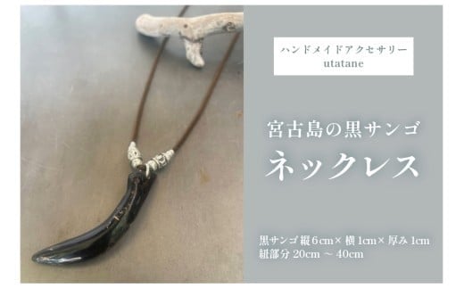 
            DM017『宮古島の黒サンゴのネックレス』
          