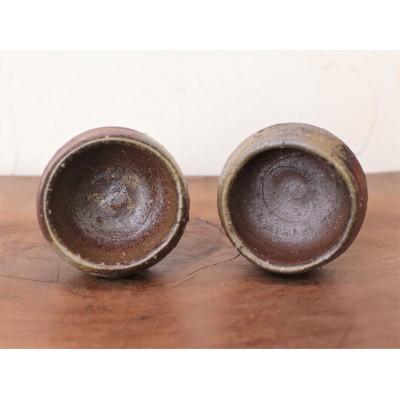 ふるさと納税 上島町 備前焼　ぐい呑み2個セット　st-007 |  | 03