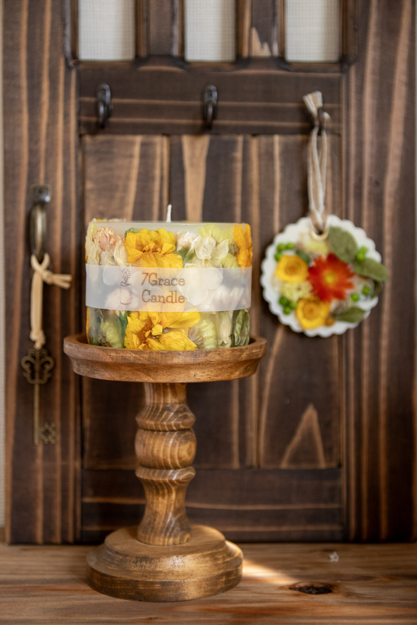 7Grace Candleのワークショップと商品購入に使えるチケット5000円分 / キャンドル インテリア 雑貨 ドライフラワー ハンドメイド プレゼント ギフト