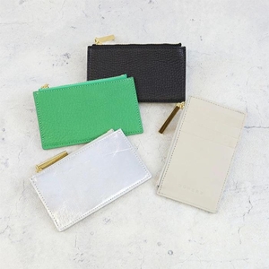 【レザーフラグメントケース/全20色】身軽に時短決済♪高級感のある最薄/最軽量のスマート財布/ミニ財布 カードケース フラグメントケース コンパクト 名刺入れ スリム レディース プレゼント パステル