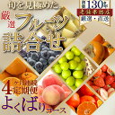 【ふるさと納税】【4ヶ月連続定期便】旬を見極めた、厳選フルーツ詰合せ-よくばりセット- フルーツ 果物 定期便 頒布会 詰合せ 旬 厳選　定期便
