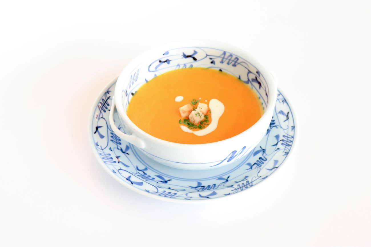 
食べるかぼちゃスープ
