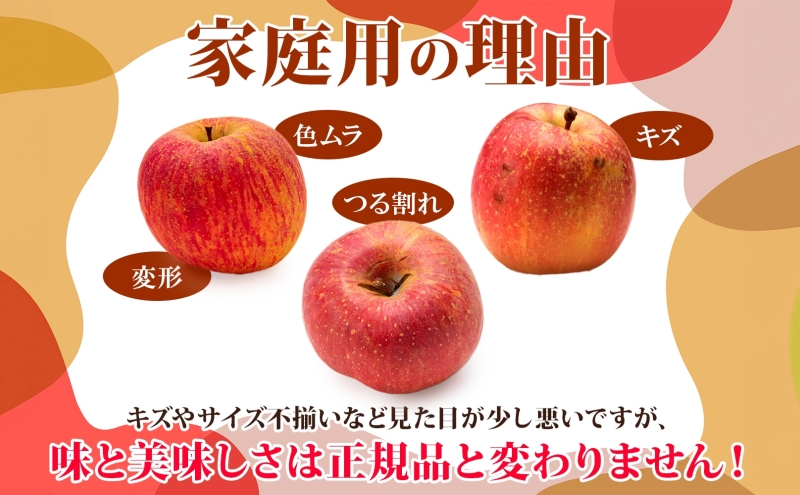 【12月発送】 家庭用 サンふじ 王林 約5kg 訳あり りんご 林檎 リンゴ 果物 フルーツ くだもの 旬 青森県産 お取り寄せ 詰め合わせ セット 人気 常温 産地直送 送料無料 青森県 西目屋村