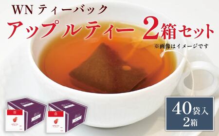 アップルティー ティーバッグ 40袋×2箱 / 三井農林 【 アップル 】