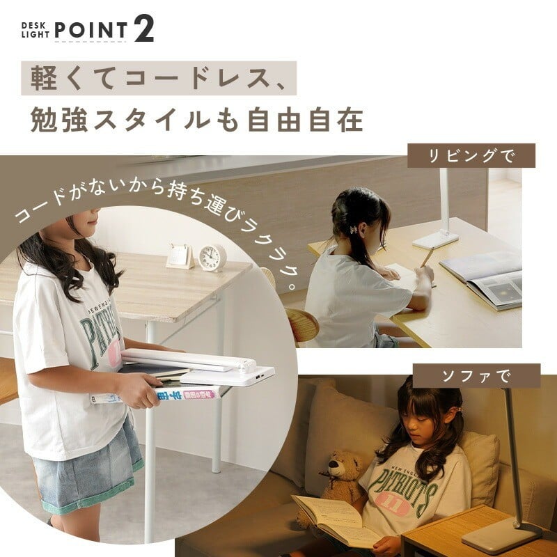 ５段階で調色可能