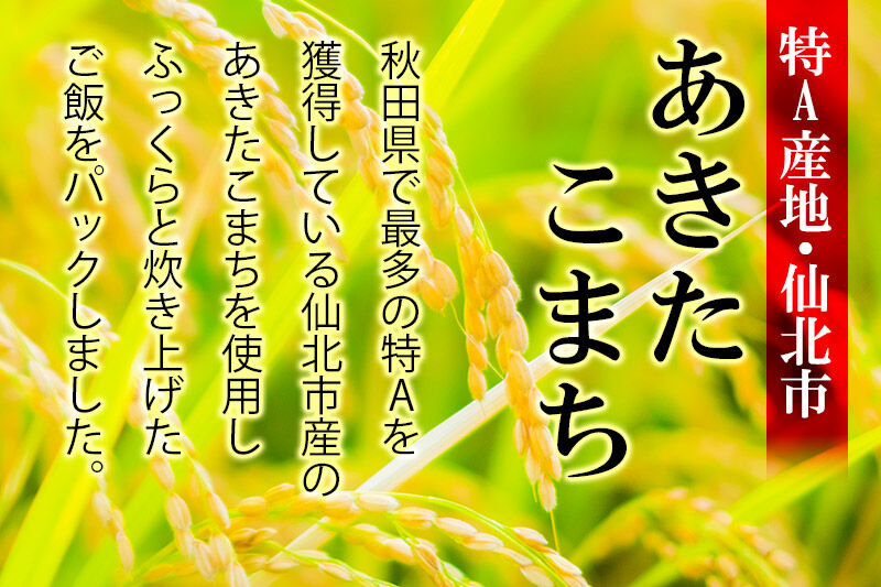 米 白米 パックご飯 200g×24個《特A産地》秋田県 仙北市産 あきたこまち パックごはん【 パックご飯 パックライス ご飯 ご飯パック ごはんパック パック レトルト 米 レンチン】