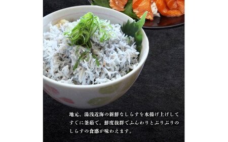 サケ サーモン 鮭 冷凍 カンパチ しらす シラス 海鮮丼 おかず 人気 / 紀州湯浅醤油を使ったサーモンとカンパチの漬け＆釜揚げしらすの 海鮮丼 3種セット×2 計600g【uot757】 