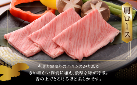 【最高級】飛騨牛 肩ロースすき焼き  500g【39-5】