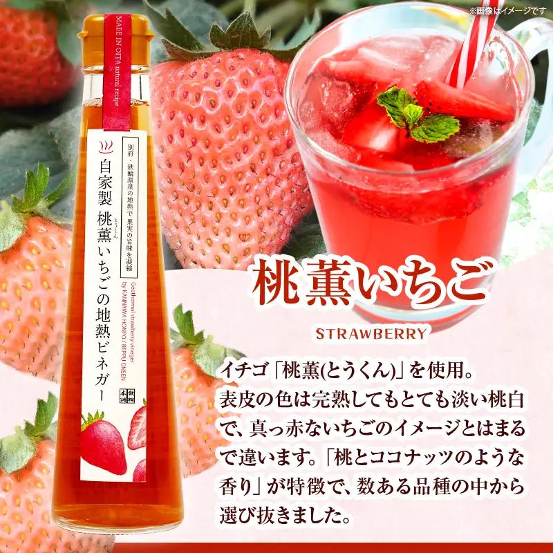 別府鉄輪 地熱ビネガー3種セット【200ml×3本】_B009-001