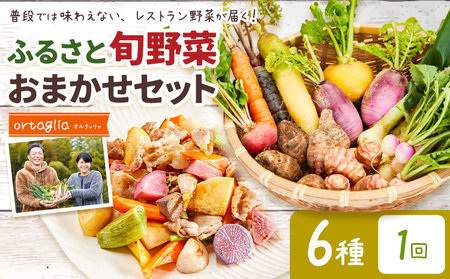 季節の旬野菜 おまかせセット 6種 1回 （農薬・化学肥料不使用）オルタッリャ 《45日以内に出荷予定(土日祝除く)》【配送不可地域あり】