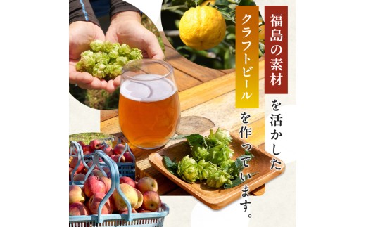クラフトビールおまかせ6本セット(350ml缶)｜あぶくまビール 福島県玉川村 FT18-278							