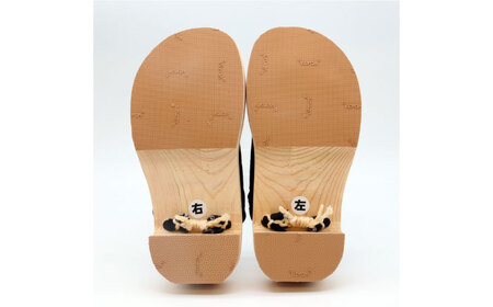 GETALS(ゲタル)東濃ひのきの五本指下駄23サイズ 鼻緒オレンジ【1479510】